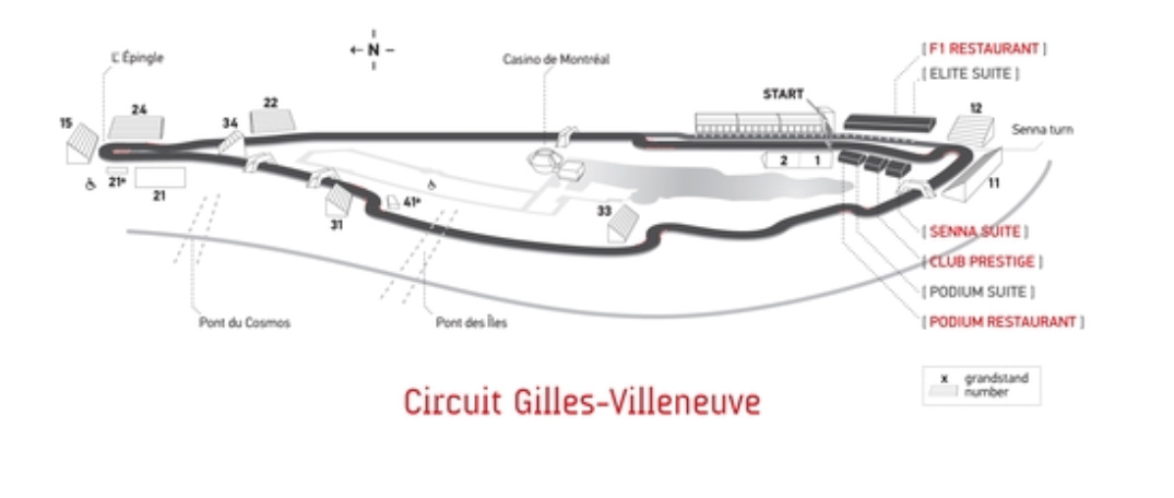 Circuit Gilles Villeneuve Grandstand 12 Seating Chart